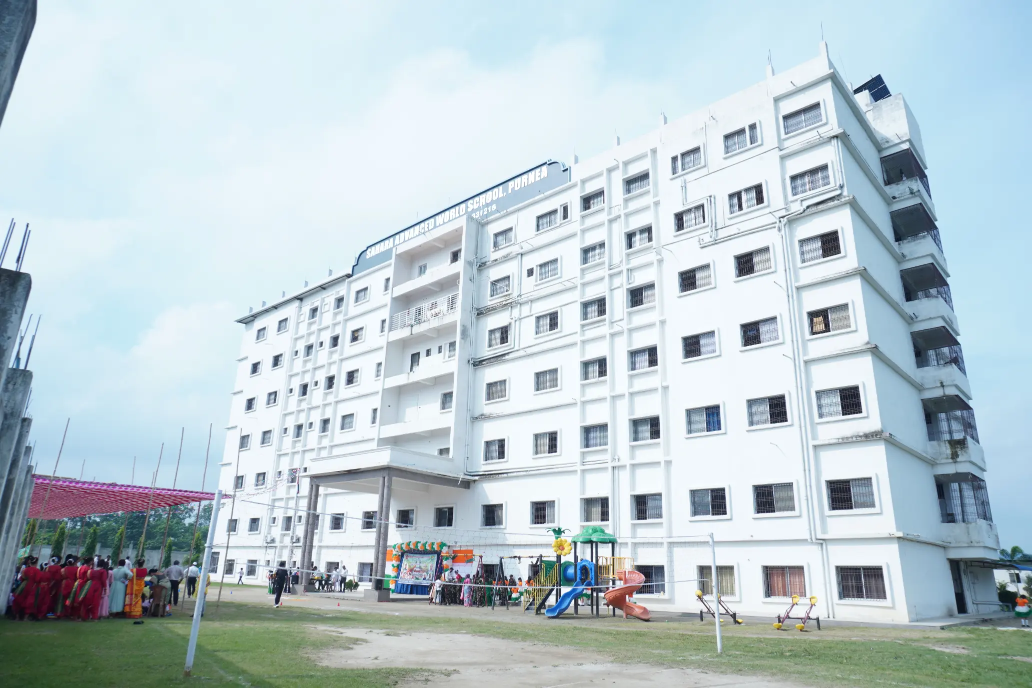 Sahara Advanced World School Main Campus Entrance